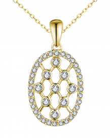 OVAL STYLE DIAMOND PENDANT (TP3035)